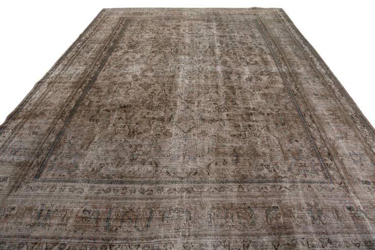 Detail image of 9' 6 x 12' 6 Hand Knotted Ultra Vintage Persian Wool Rug