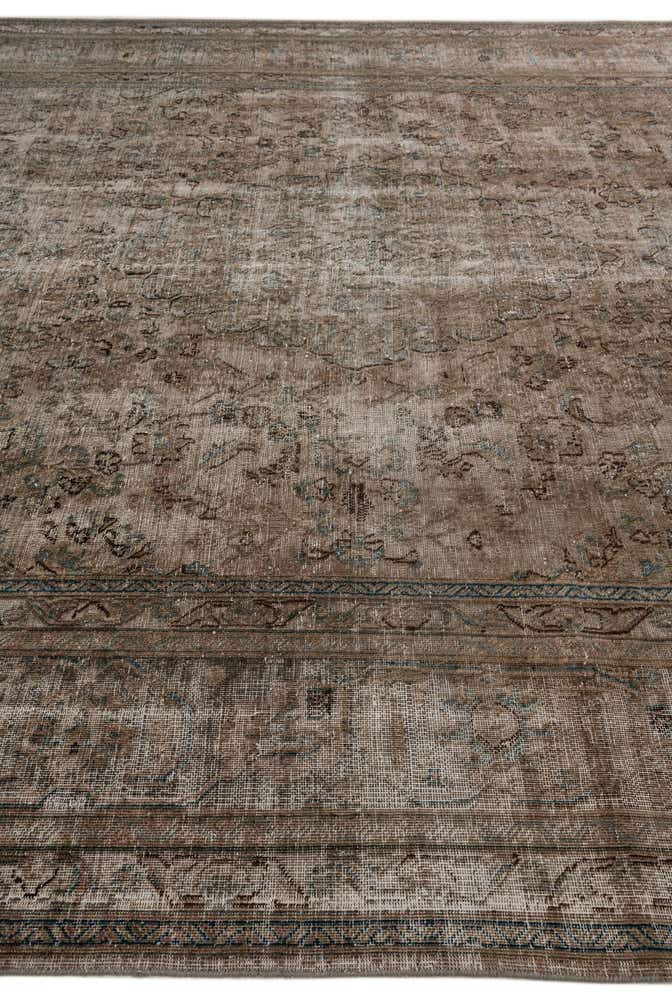 9' 6 x 12' 6 Hand Knotted Ultra Vintage Persian Wool Rug