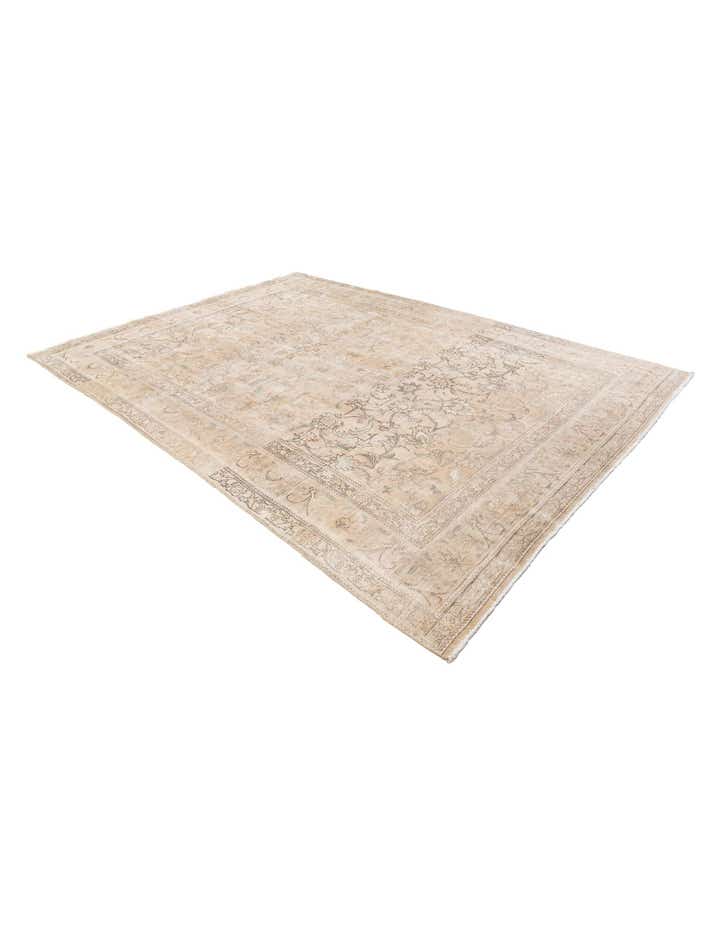 8' x 11' 3 Hand Knotted Ultra Vintage Persian Wool Rug