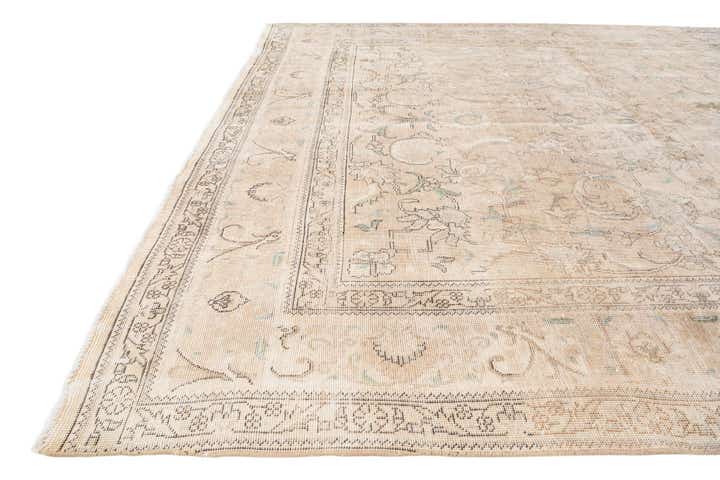 8' x 11' 3 Hand Knotted Ultra Vintage Persian Wool Rug