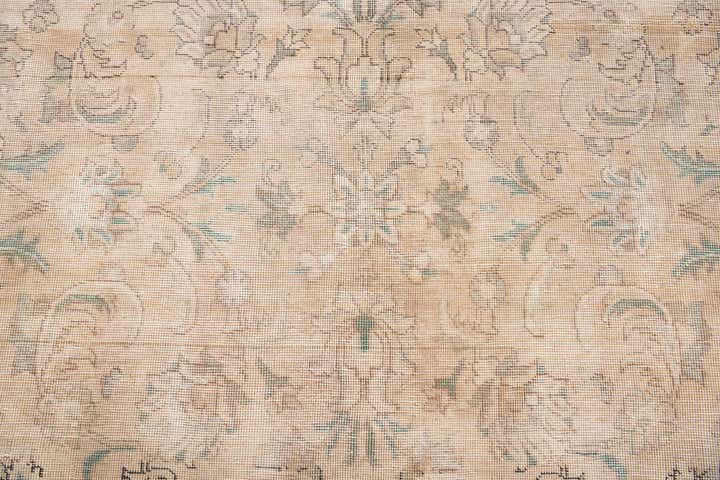 8' x 11' 3 Hand Knotted Ultra Vintage Persian Wool Rug