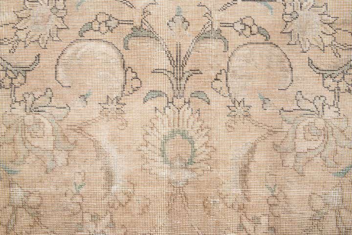 8' x 11' 3 Hand Knotted Ultra Vintage Persian Wool Rug