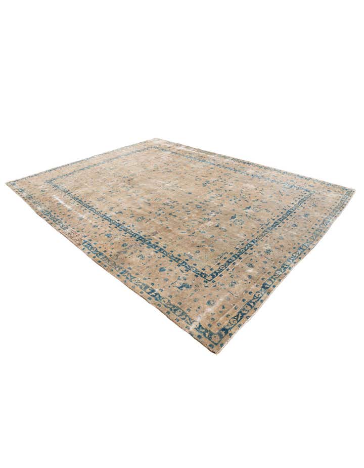 9' 6 x 12' Hand Knotted Ultra Vintage Persian Wool Rug