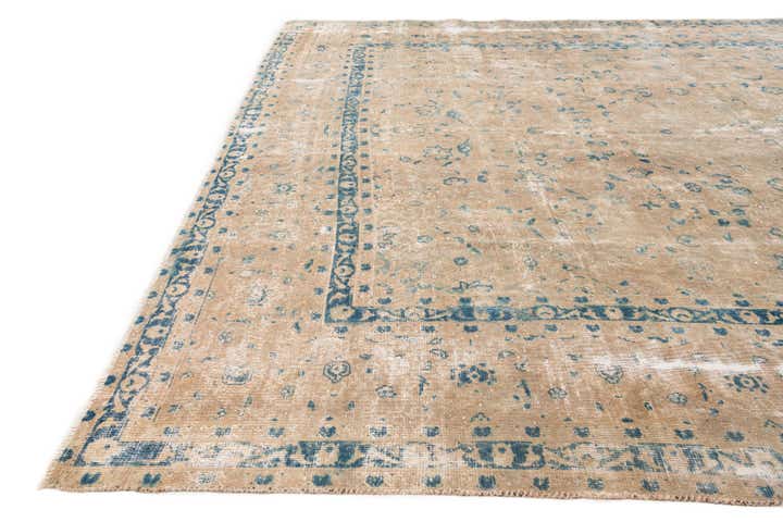 9' 6 x 12' Hand Knotted Ultra Vintage Persian Wool Rug