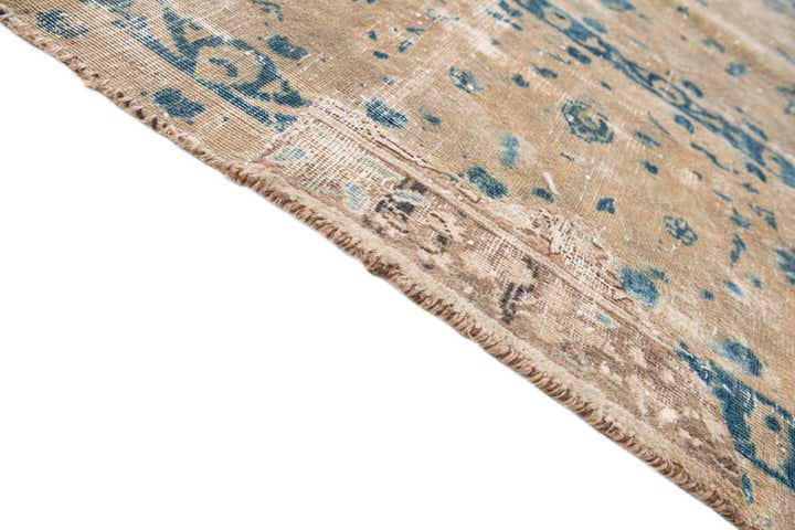 9' 6 x 12' Hand Knotted Ultra Vintage Persian Wool Rug