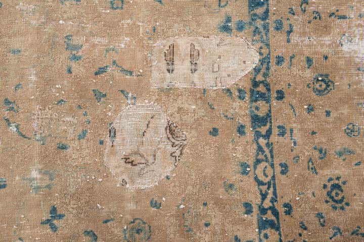 9' 6 x 12' Hand Knotted Ultra Vintage Persian Wool Rug
