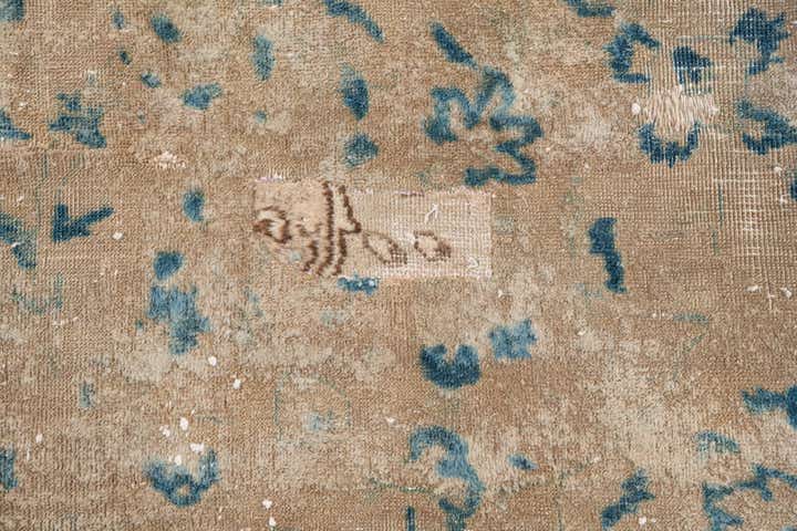 9' 6 x 12' Hand Knotted Ultra Vintage Persian Wool Rug