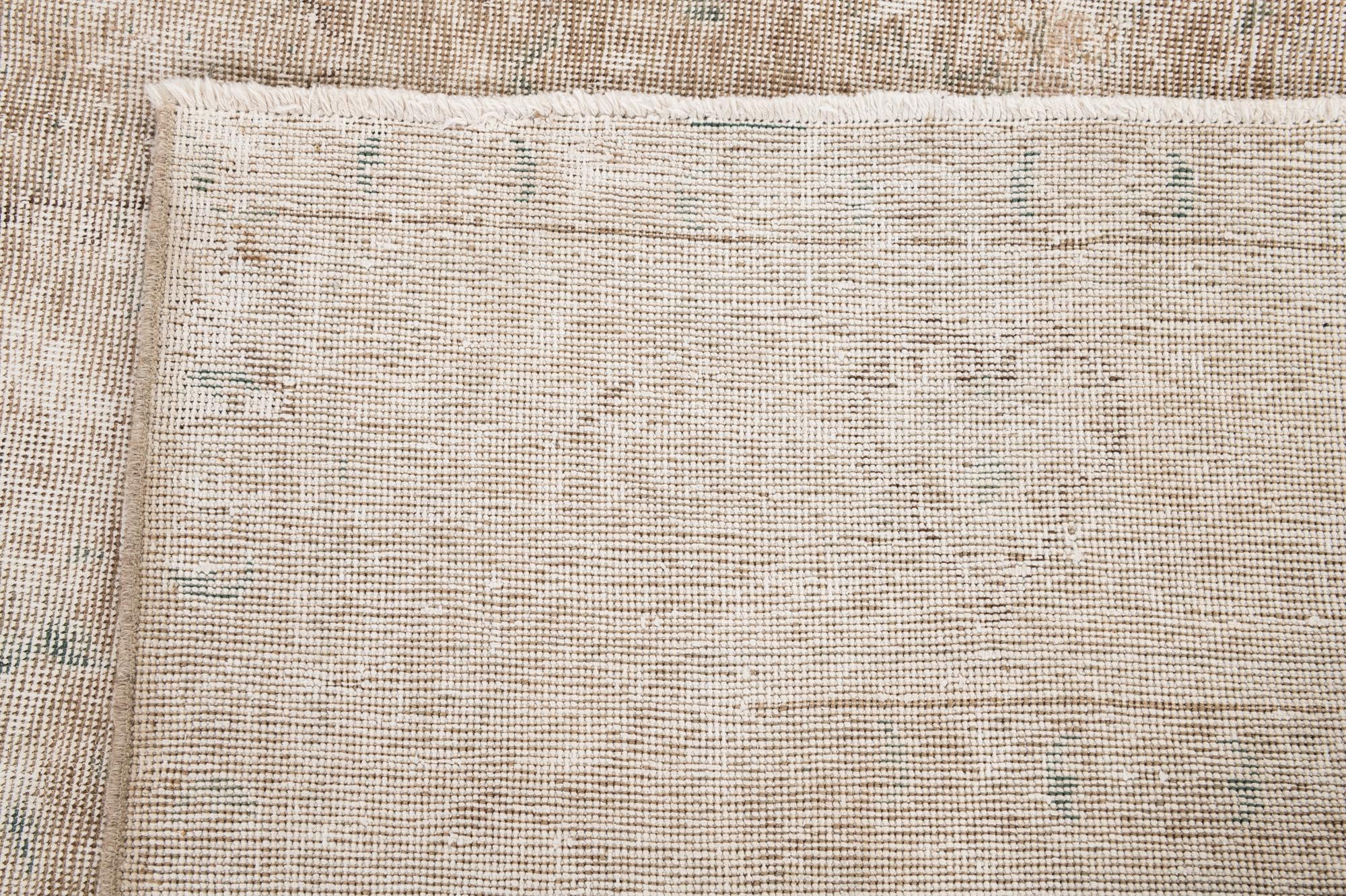 8' 5 x 11' 7 Hand Knotted Ultra Vintage Persian Wool Rug