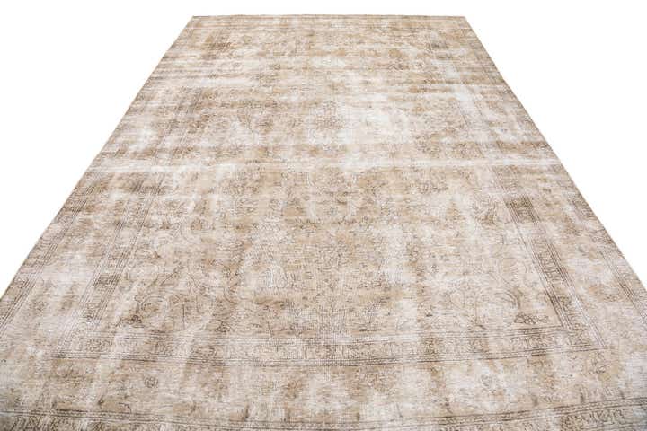 7' 10 x 11' 9 Hand Knotted Ultra Vintage Persian Wool Rug