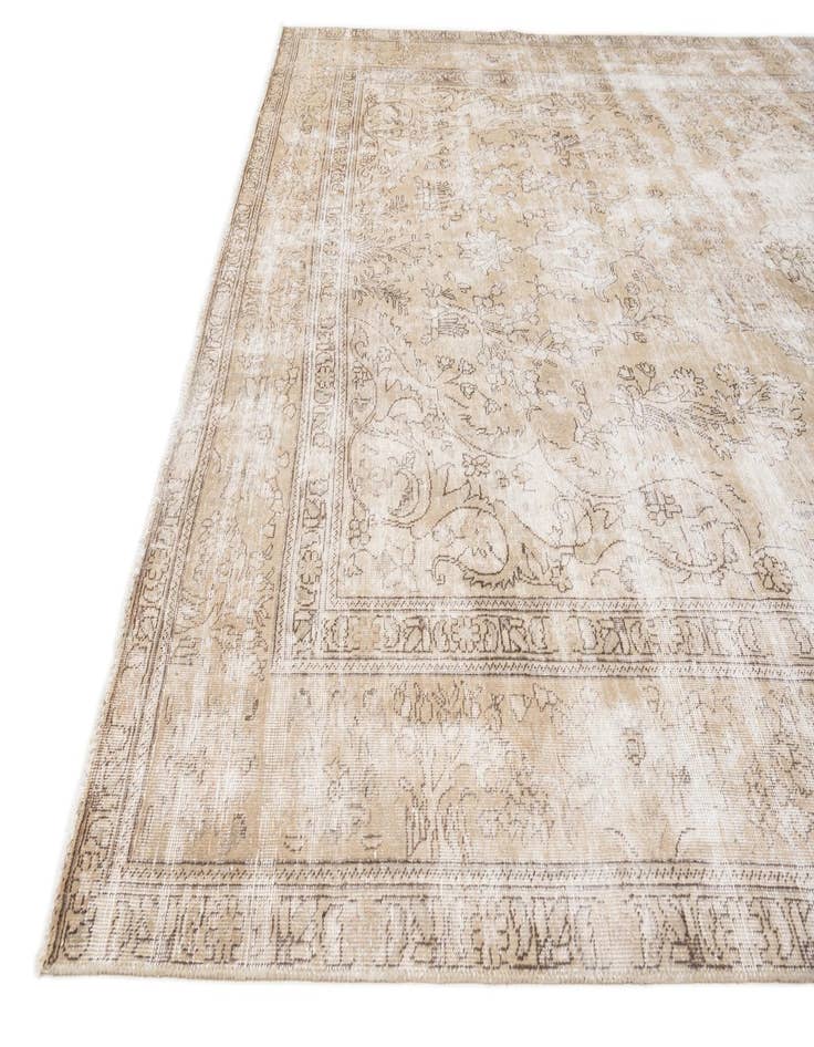 Detail image of 7' 10 x 11' 9  Hand Knotted Ultra Vintage Persian Wool Rug