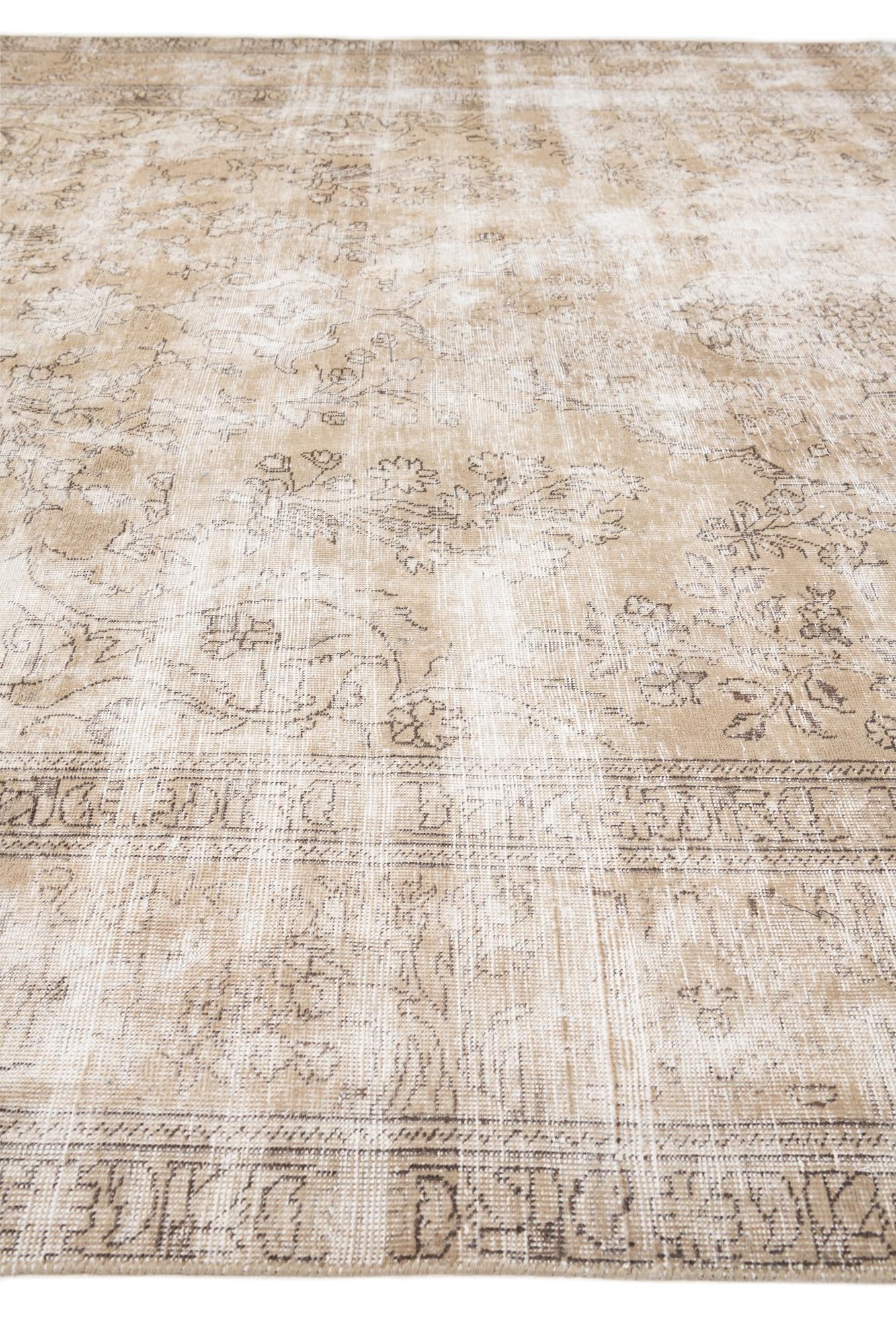 7' 10 x 11' 9 Hand Knotted Ultra Vintage Persian Wool Rug