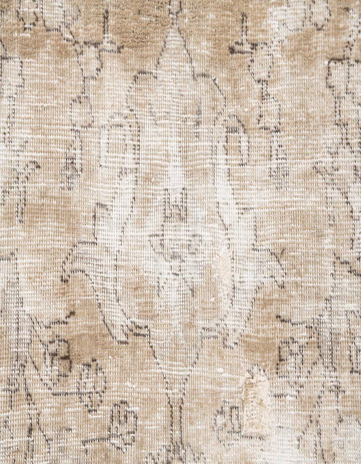 Detail image of 7' 10 x 11' 9  Hand Knotted Ultra Vintage Persian Wool Rug