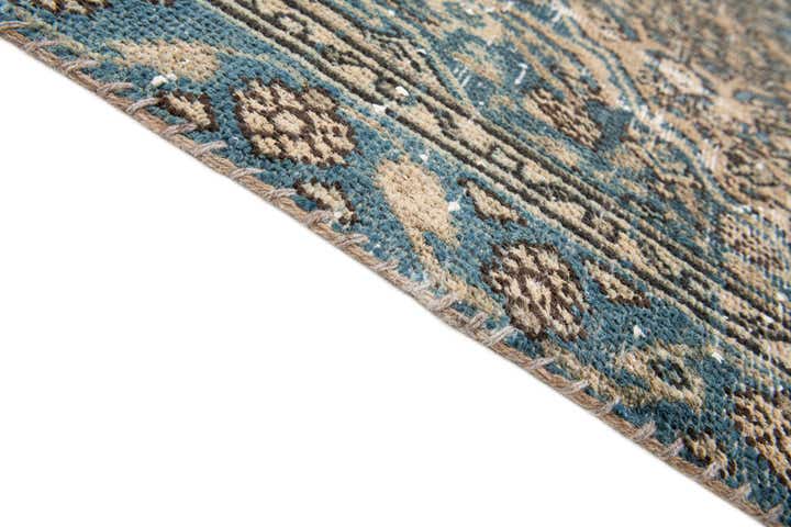 6' 7 x 8' Hand Knotted Ultra Vintage Persian Wool Rug