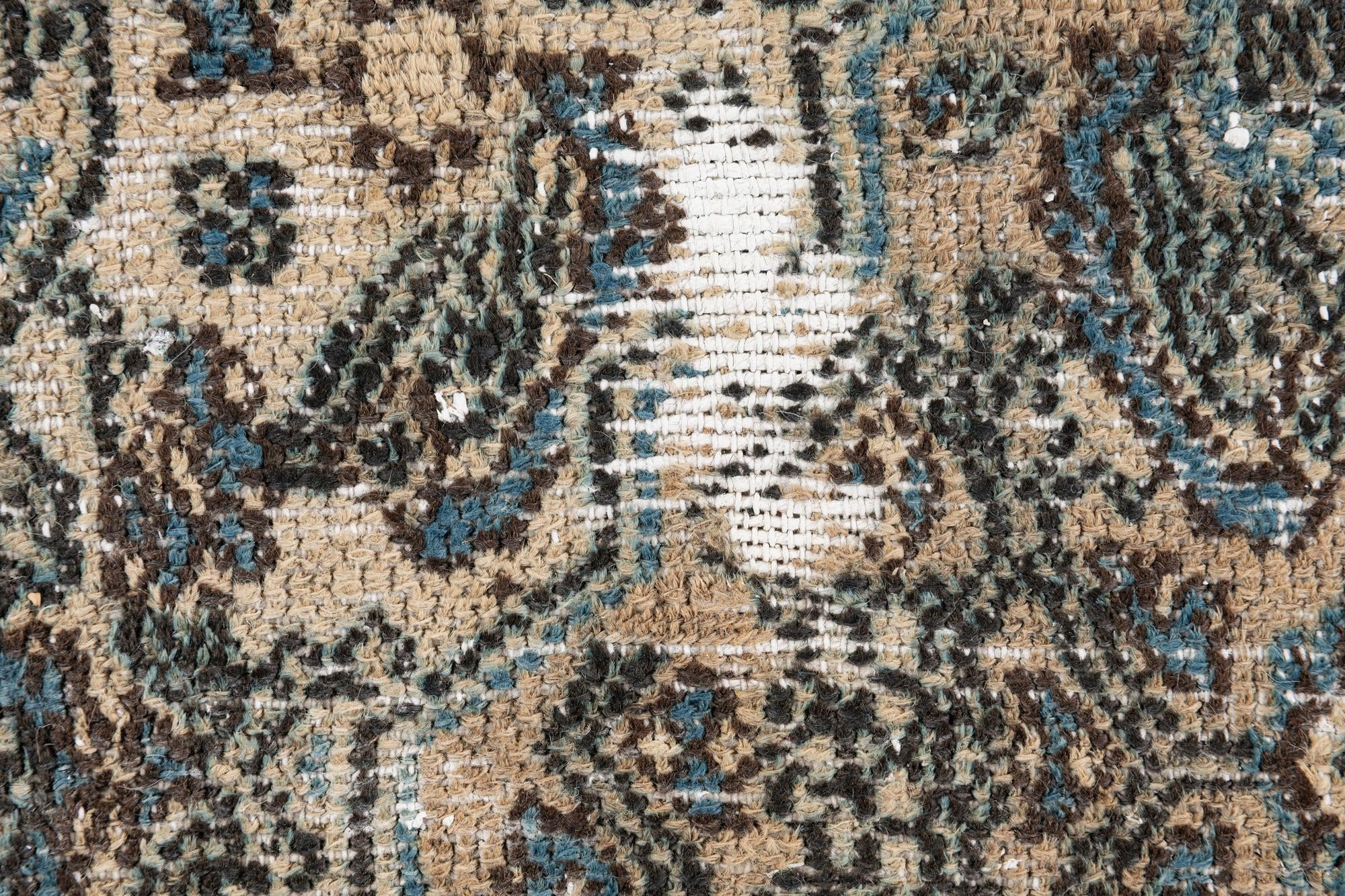 6' 7 x 8' Hand Knotted Ultra Vintage Persian Wool Rug
