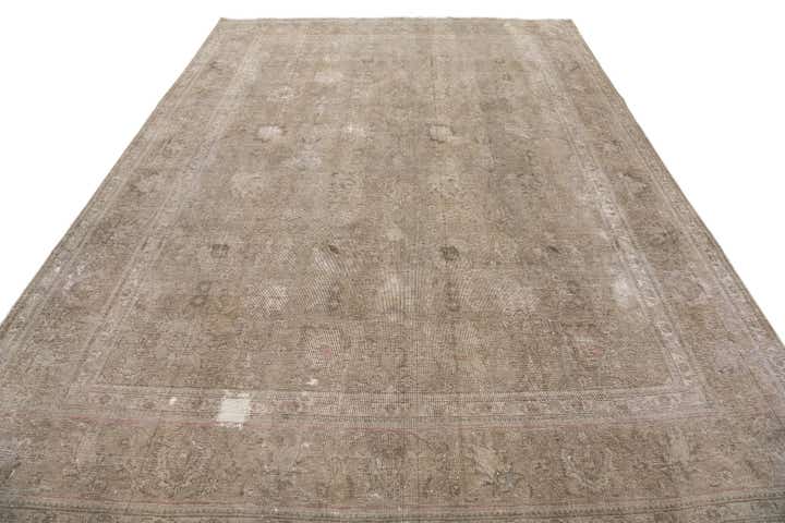 8' x 11' Hand Knotted Ultra Vintage Persian Wool Rug