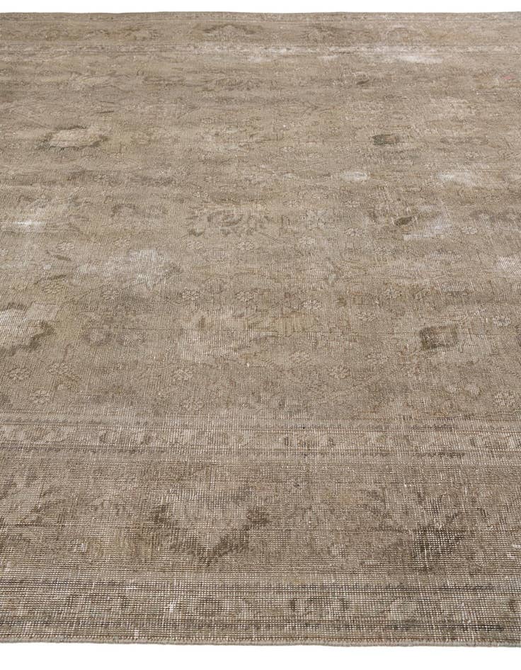 Detail image of 8' x 11'  Hand Knotted Ultra Vintage Persian Wool Rug