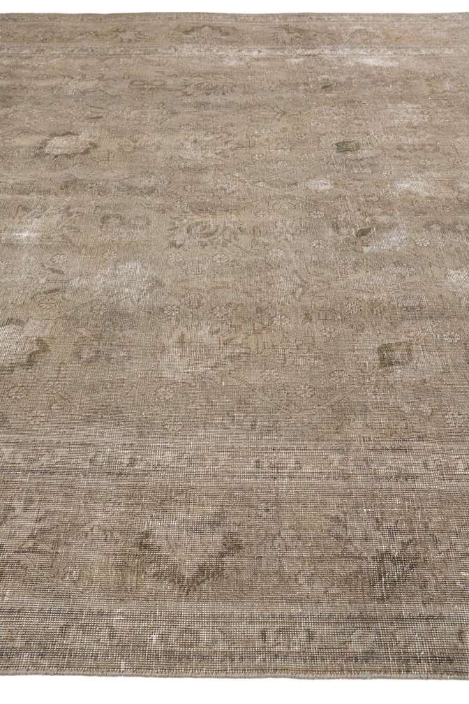 8' x 11' Hand Knotted Ultra Vintage Persian Wool Rug