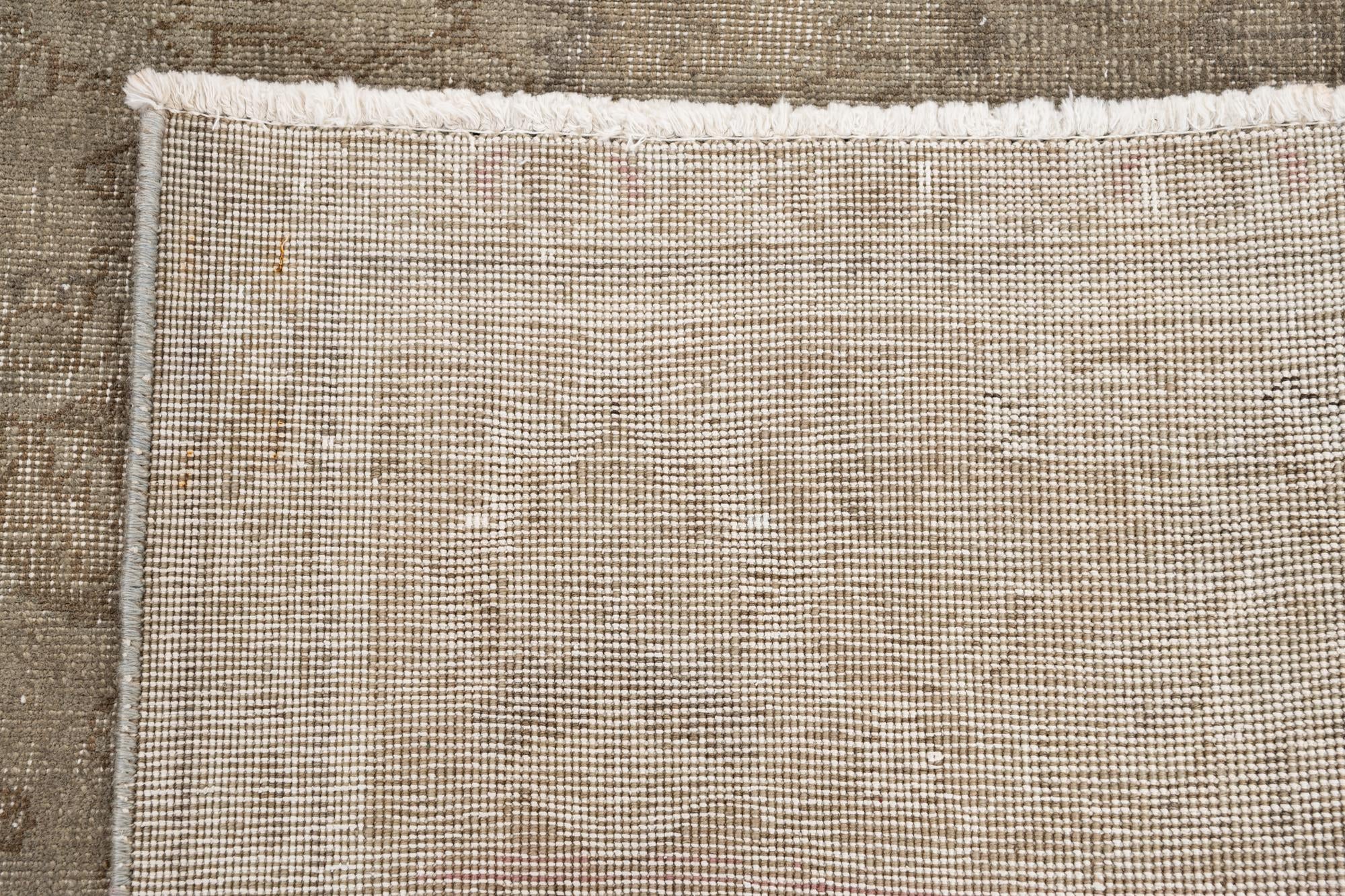 8' x 11' Hand Knotted Ultra Vintage Persian Wool Rug