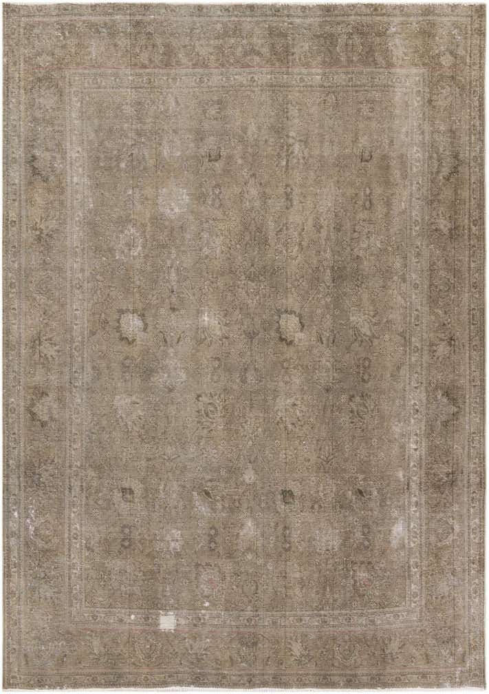 8' x 11' Hand Knotted Ultra Vintage Persian Wool Rug