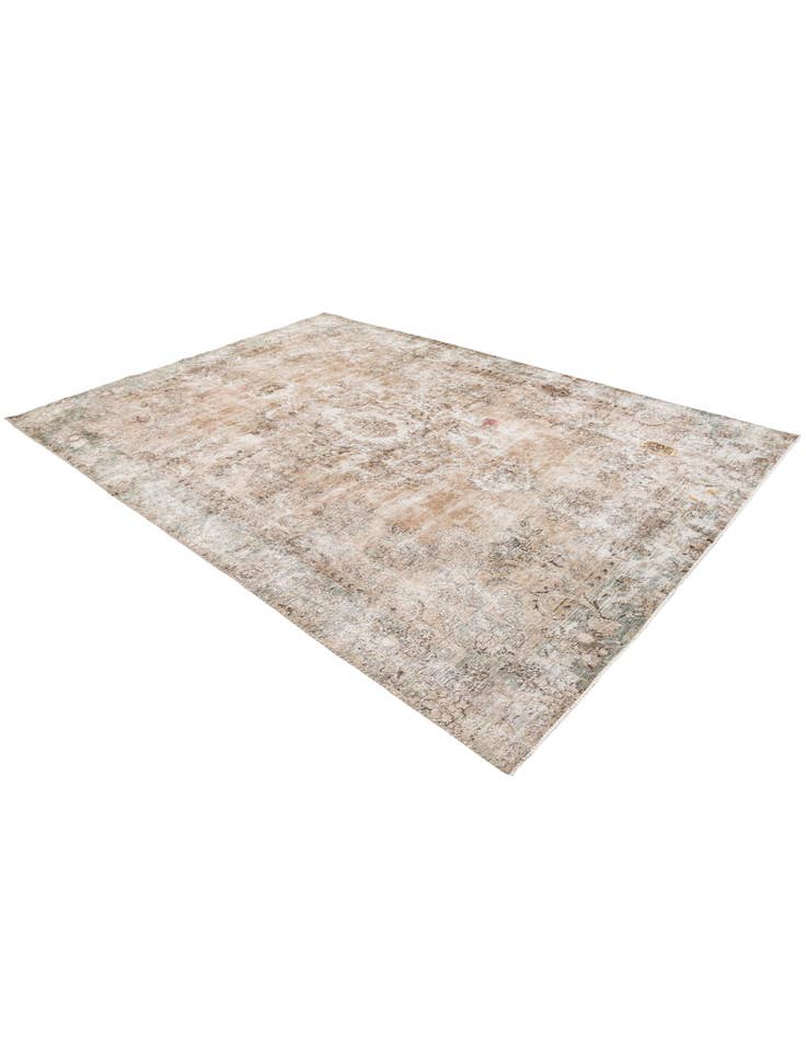 Detail image of 7' 1 x 10' Hand Knotted Ultra Vintage Persian Wool Rug