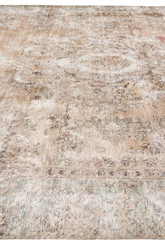Detail image of 7' 1 x 10' Hand Knotted Ultra Vintage Persian Wool Rug