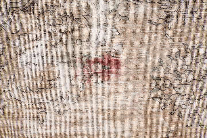 7' 1 x 10' Hand Knotted Ultra Vintage Persian Wool Rug