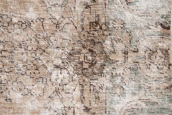 7' 1 x 10' Hand Knotted Ultra Vintage Persian Wool Rug