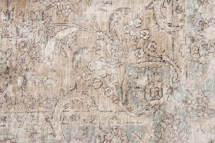 7' 1 x 10' Hand Knotted Ultra Vintage Persian Wool Rug