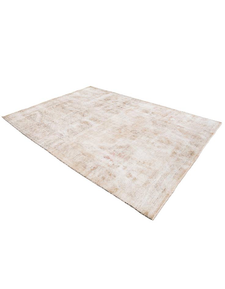 Detail image of 6' 9 x 9' 7 Hand Knotted Ultra Vintage Persian Wool Rug