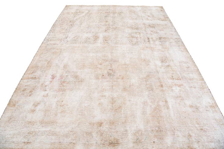 Detail image of 6' 9 x 9' 7 Hand Knotted Ultra Vintage Persian Wool Rug