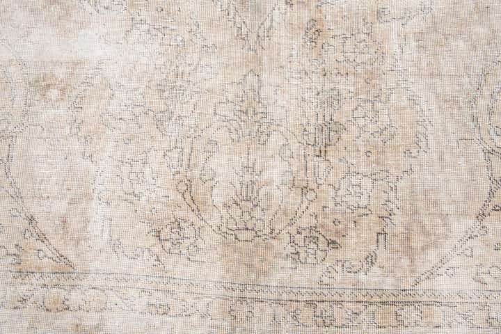 6' 9 x 9' 7 Hand Knotted Ultra Vintage Persian Wool Rug