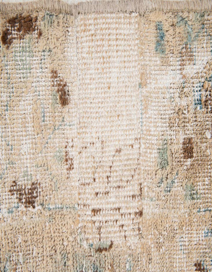 Detail image of 8' 8 x 11' 9  Hand Knotted Ultra Vintage Persian Wool Rug