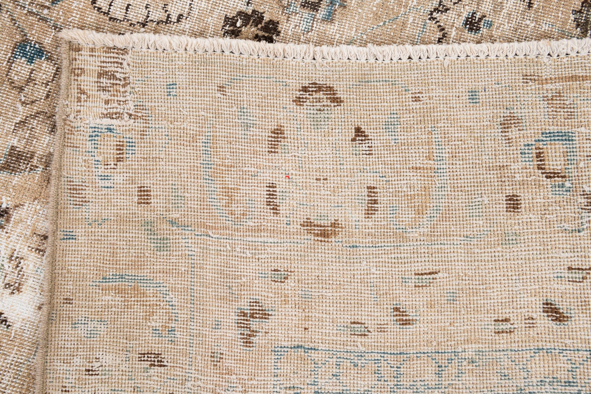 8' 8 x 11' 9 Hand Knotted Ultra Vintage Persian Wool Rug