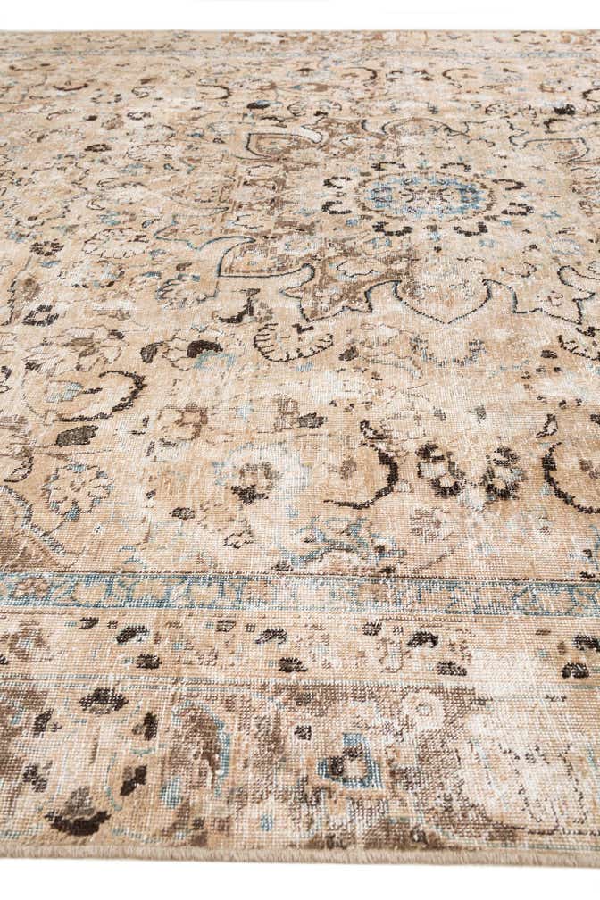 8' 8 x 11' 9 Hand Knotted Ultra Vintage Persian Wool Rug