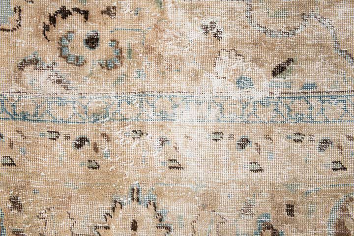 8' 8 x 11' 9 Hand Knotted Ultra Vintage Persian Wool Rug
