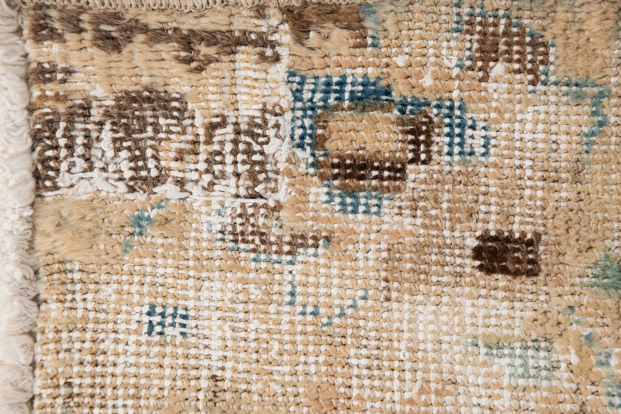 8' 8 x 11' 9 Hand Knotted Ultra Vintage Persian Wool Rug