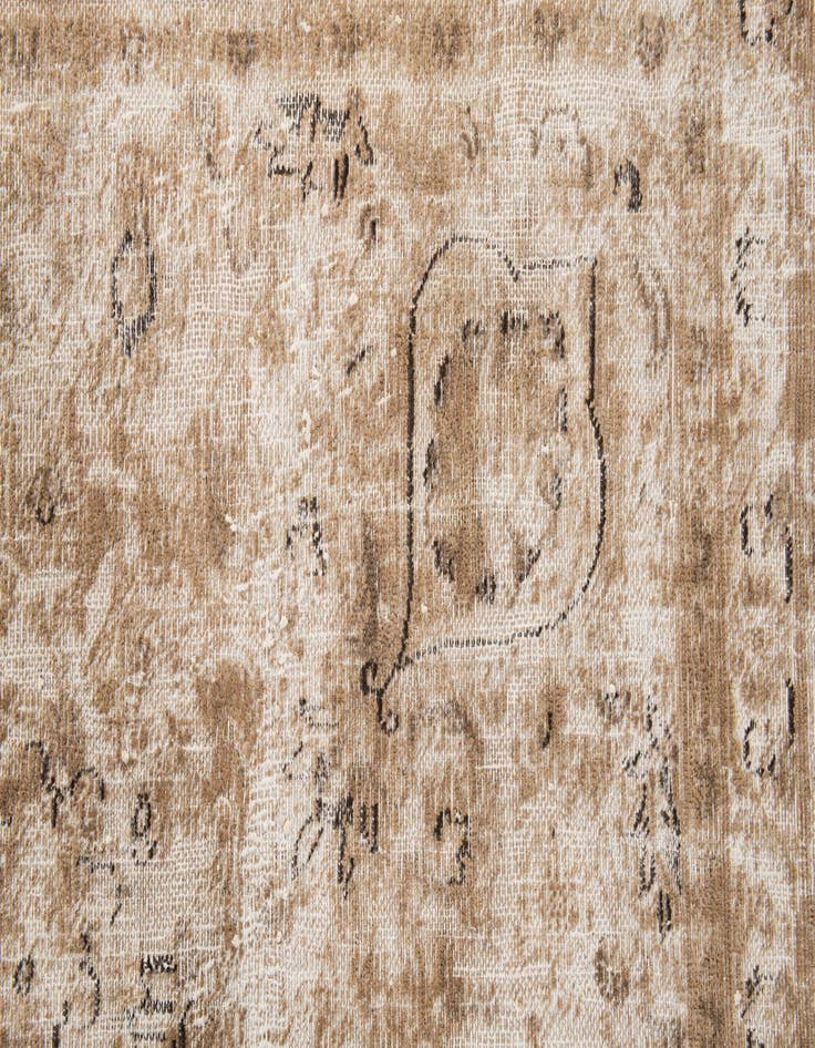 Detail image of 7' 7 x 10' 9  Hand Knotted Ultra Vintage Persian Wool Rug