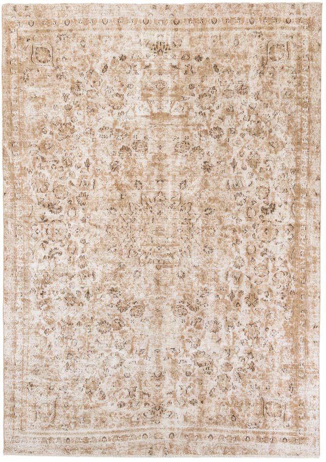 Detail image of 7' 7 x 10' 9 Hand Knotted Ultra Vintage Persian Wool Rug