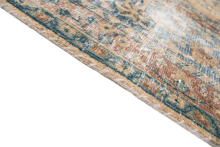 8' 1 x 12' Hand Knotted Ultra Vintage Persian Wool Rug
