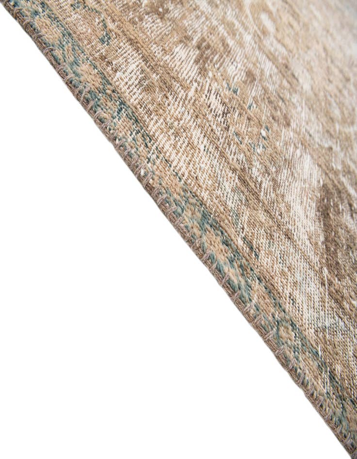 Detail image of 9' 7 x 11' 2  Hand Knotted Ultra Vintage Persian Wool Rug