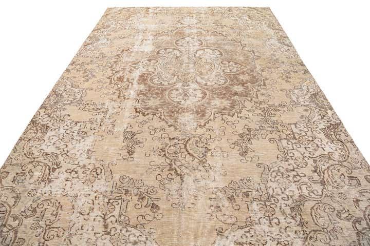 7' 6 x 11' 2 Hand Knotted Ultra Vintage Persian Wool Rug