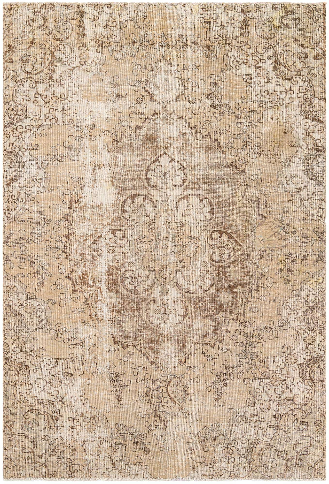 7' 6 x 11' 2 Hand Knotted Ultra Vintage Persian Wool Rug