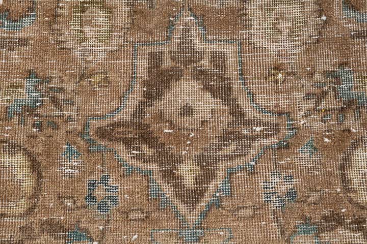 9' 4 x 11' 10 Hand Knotted Ultra Vintage Persian Wool Rug