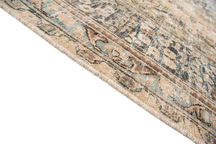 9' 6 x 11' 10 Hand Knotted Ultra Vintage Persian Wool Rug