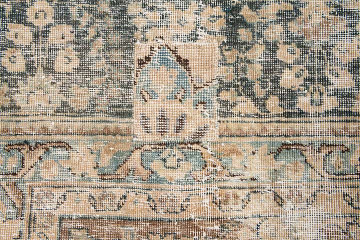 9' 6 x 11' 10 Hand Knotted Ultra Vintage Persian Wool Rug