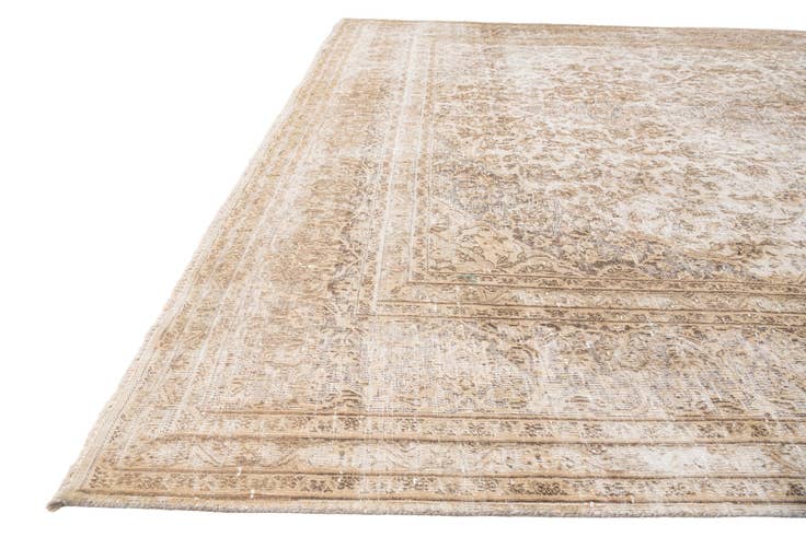 Detail image of 9' 7 x 12' 6 Hand Knotted Ultra Vintage Persian Wool Rug