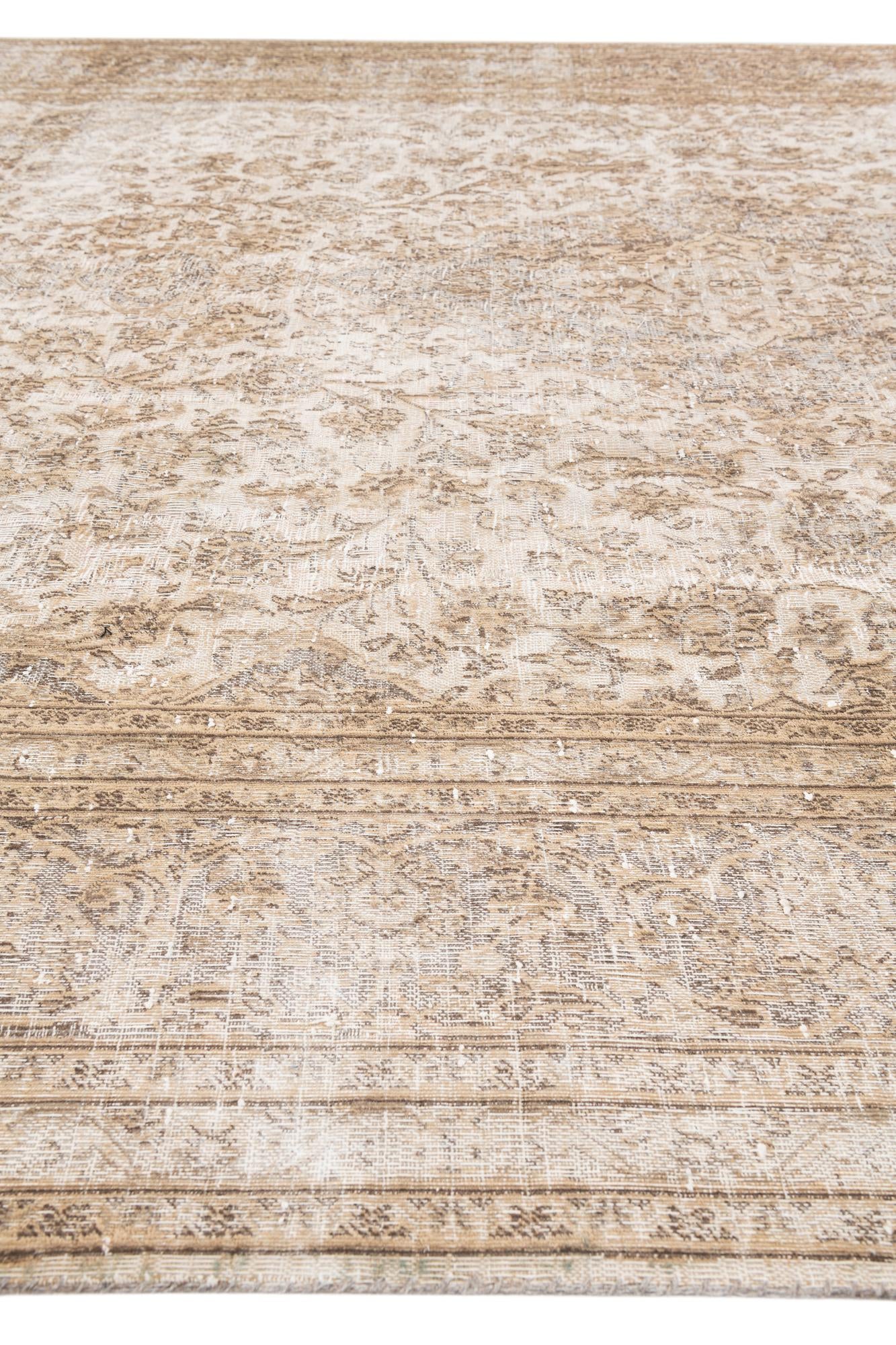 9' 7 x 12' 6 Hand Knotted Ultra Vintage Persian Wool Rug