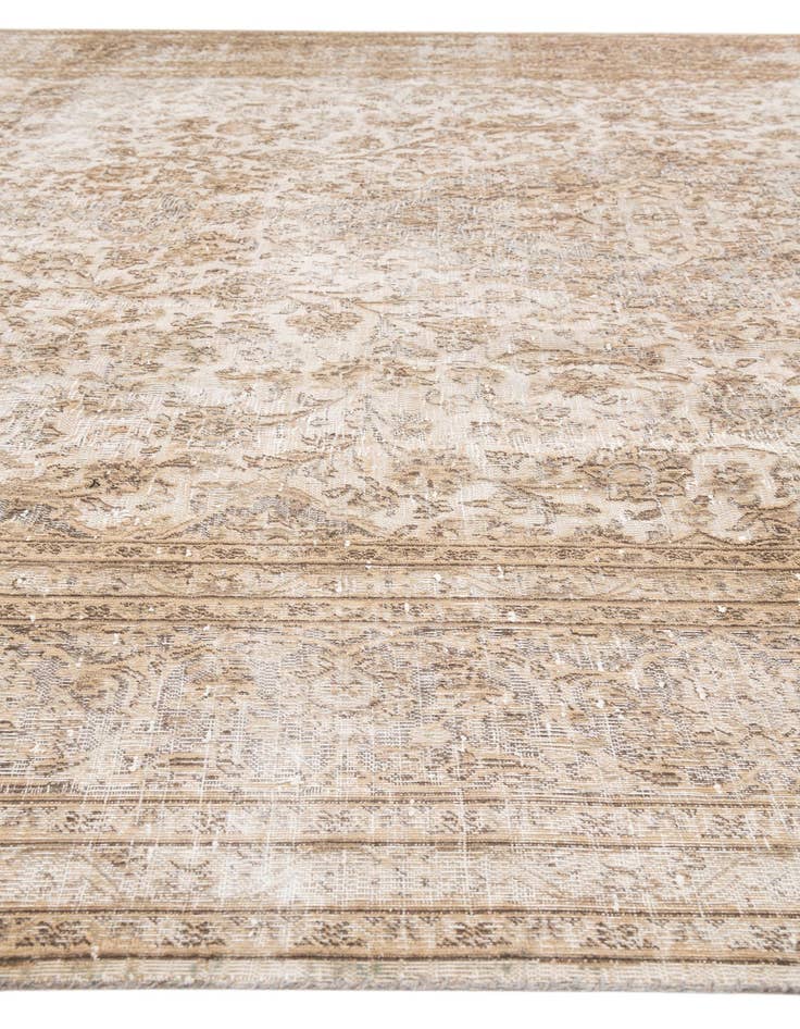 Detail image of 9' 7 x 12' 6  Hand Knotted Ultra Vintage Persian Wool Rug