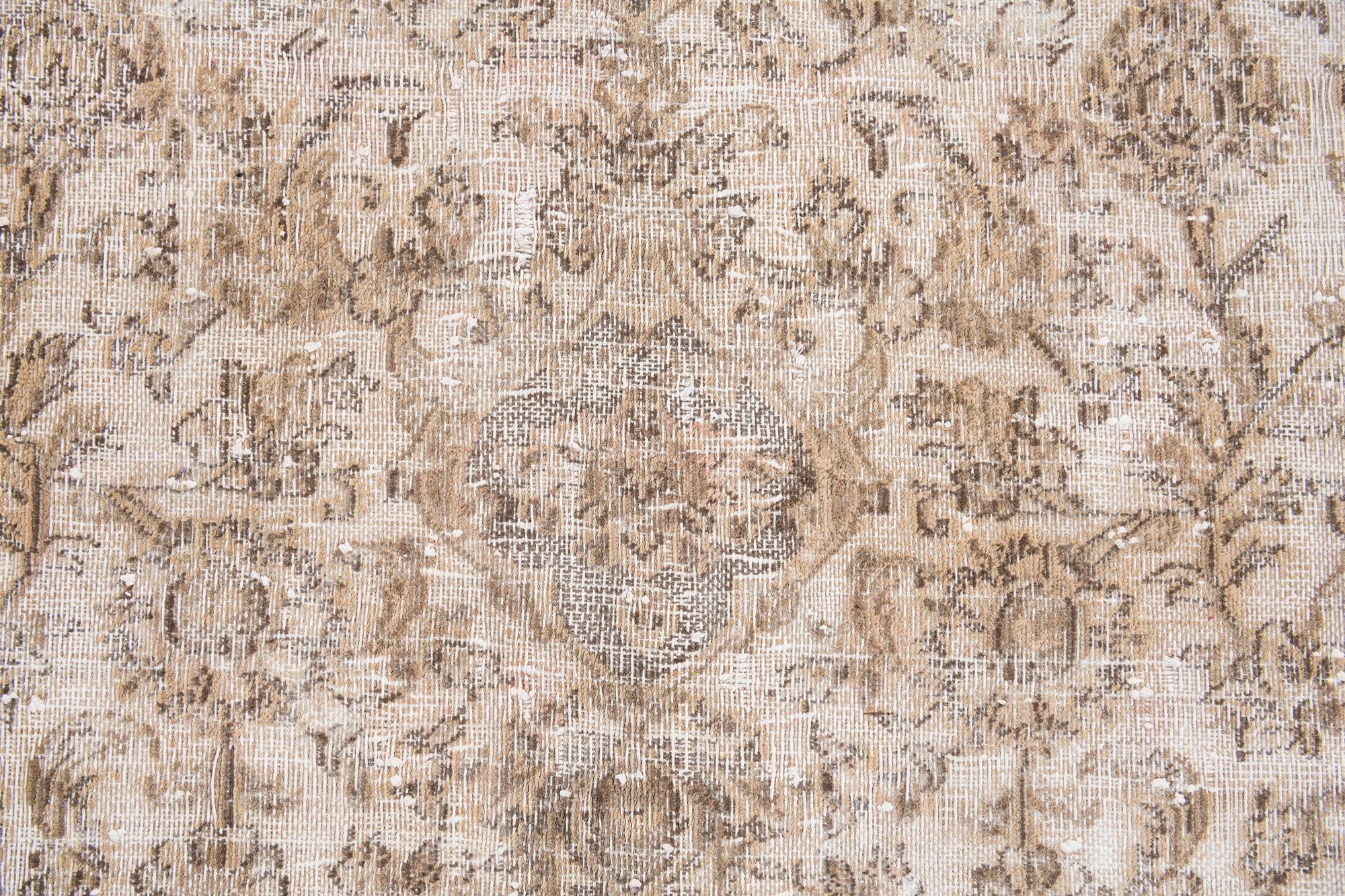 9' 7 x 12' 6 Hand Knotted Ultra Vintage Persian Wool Rug