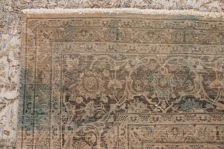 9' 7 x 12' 6 Hand Knotted Ultra Vintage Persian Wool Rug